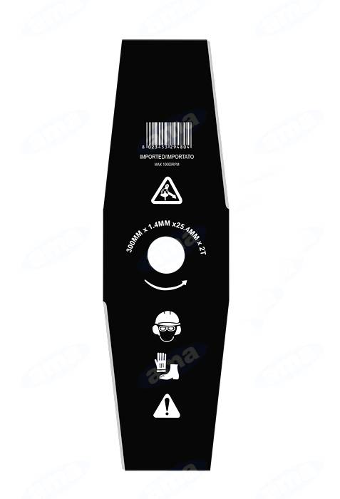 Obrázek k výrobku 71 - Dvouzubý nůž 1,4x25,4x255 mm