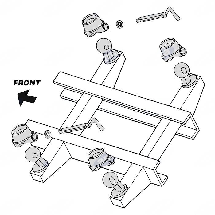 Obrázek k výrobku 60206 - KIT sklápěcí  koule 78mm