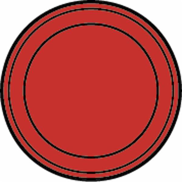 Obrázek k výrobku 59721 - Kontrolka bez symbolu kulatá, červená