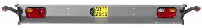 Obrázek k výrobku 62134 - Panel zadních a obrysových LED světel 12/24V, 2000 mm, kabel 7,5 m
