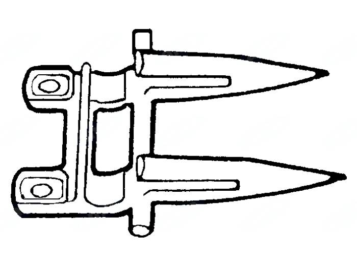Obrázek k výrobku 1493 - Prst žací kosy CASE, orig. č. B64902