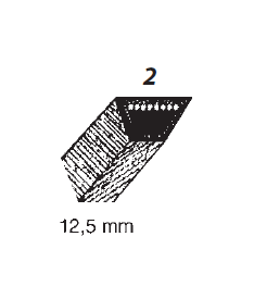 Obrázek k výrobku 55125 - Řemem kevlarový, klínový 12,7x10166 mm