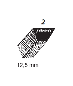 Obrázek k výrobku 55136 - Řemem kevlarový, klínový 12,7x1346,2 mm