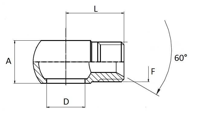 Specifikace - Kruhové hrdlo se závitem 1/4"/ 3/8"