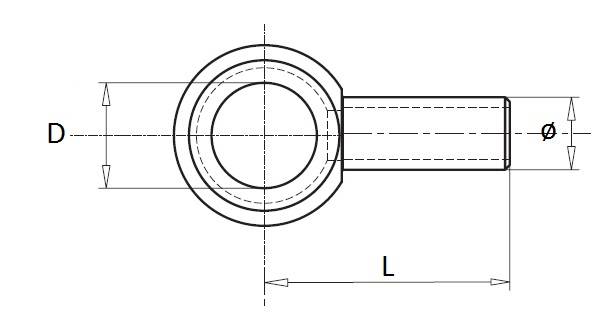 Specifikace - Oko krátké 3/8", typ 12L