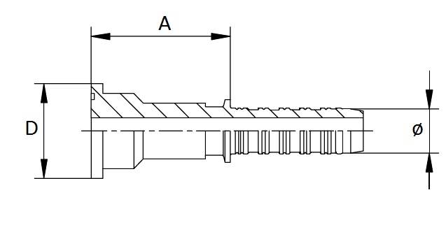 Specifikace - Přírubová lisovací armatura SAE 6000, 3/4", 41,3 mm