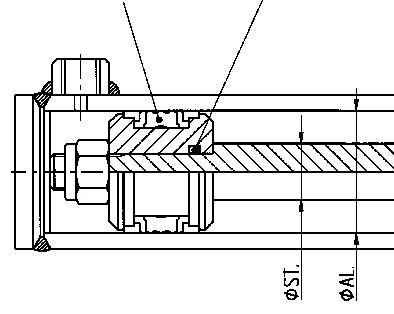 Specifikace - Těsnění pístu hydraulického válce 40/20-25 mm