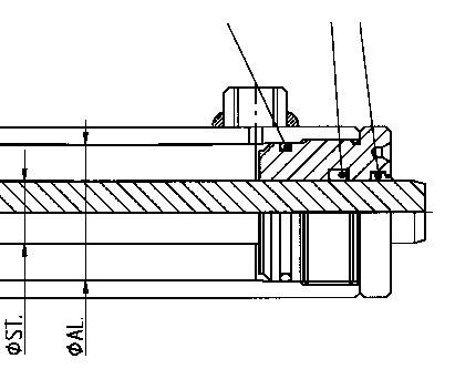 Specifikace - těsnění víka hydraulického válce 50/30