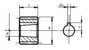 Specifikace - vložka  pro čerpadla GR1, 2,4 - k elektromagnetickým spojkám