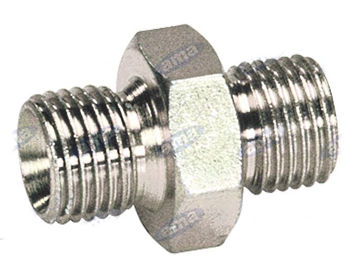 Obrázek k výrobku 58877 - závitový adaptér BSP x BSP 3/8" / 3/8" NPT/ 32,5 mm