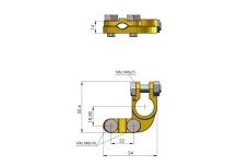 Obrázek k výrobku 3472 - + bateriová svorka až do 120mm²