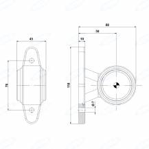 Obrázek k výrobku 47695 - 12-30V boční LED světlo