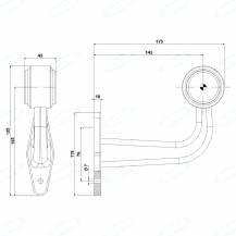 Obrázek k výrobku 47697 - 12-30V boční LED světlo