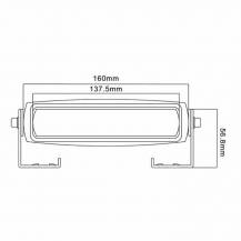 Obrázek k výrobku 62088 - Červená světelná LED rampa 10-80V 18W