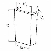 Obrázek k výrobku 56316 - Držák páky ruční brzdy 520mm