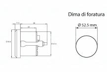 Obrázek k výrobku 1469 - Elektronický teploměr 40-120 stupňů/ 12V