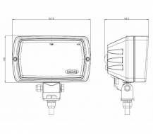 Obrázek k výrobku 59882 - Halogenové pracovní světlo 168x100mm s vypínačem