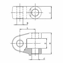 Obrázek k výrobku 28435 - Hlava kloubu třetího bodu 32,1mm
