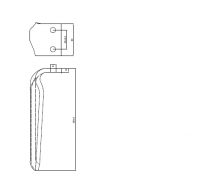 Obrázek k výrobku 56042 - Hřeb pravý 17x50x280mm