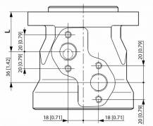 Obrázek k výrobku 62324 - Hydraulický motor DANFOSS OMP X 200