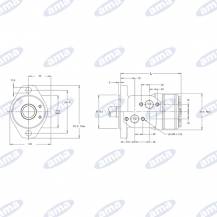 Obrázek k výrobku 59910 - Hydraulický motor Danfoss WP50