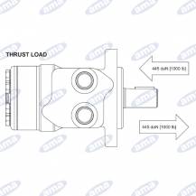 Obrázek k výrobku 59910 - Hydraulický motor Danfoss WP50