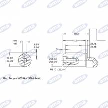 Obrázek k výrobku 59910 - Hydraulický motor Danfoss WP50