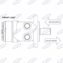 Obrázek k výrobku 59913 - Hydraulický motor Danfoss WP80