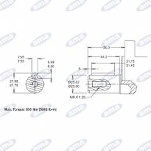 Obrázek k výrobku 59913 - Hydraulický motor Danfoss WP80