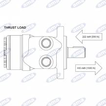 Obrázek k výrobku 59936 - Hydraulický motor Danfoss WR320