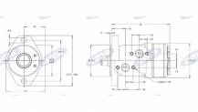 Obrázek k výrobku 59930 - Hydraulický motor Danfoss WR80