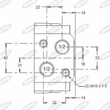 Obrázek k výrobku 59939 - Hydraulický motor Danfoss WS100