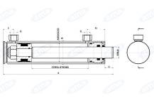 Obrázek k výrobku 62624 - Hydraulický válec bez konců 60/40/100