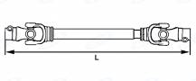Obrázek k výrobku 54226 - Kardanová hřídel se střižnými šrouby, 5. kategorie, 1200 mm