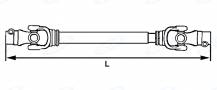 Obrázek k výrobku 47094 - Kardanová hřídel se střižnými šrouby, 6. kategorie, 1200 mm