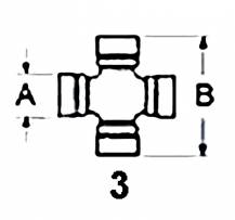 Obrázek k výrobku 53852 - Kříž kardanu 22x52