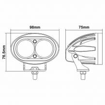 Obrázek k výrobku 62089 - LED pracovní světlo 10-36V, 20W, 850 LM