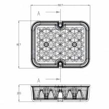 Obrázek k výrobku 56007 - mlhové světlo diodové 12V, LED