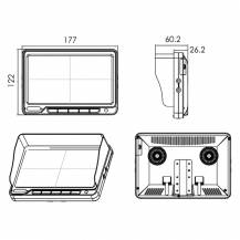 Obrázek k výrobku 62080 - Monitor 7" LCD pro kit 55804