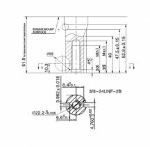 Obrázek k výrobku 55049 - Motor vertikální 5.0 hP,papírový vzduchový filtr