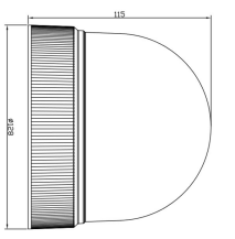Obrázek k výrobku 4927 - Náhradní kryt majáku pro 63110, 63111,63112