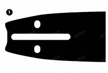 Obrázek k výrobku 54676 - Náhradní lišta 3/8 LP", 16"(40cm) - 1,3 mm, 57 Z