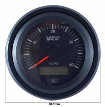 Obrázek k výrobku 59702 - Otáčkoměr s motohodinami 80,5 mm