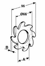 Obrázek k výrobku 58289 - Ozubené kolo 42 mm /5 mm