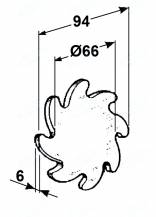 Obrázek k výrobku 58292 - Ozubené kolo 6 mm / 8 zubů