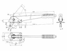 Obrázek k výrobku 56319 - Páka ruční brzdy 330 mm