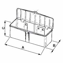 Obrázek k výrobku 62032 - Plastový box na nářadí 370x140x130mm