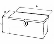 Obrázek k výrobku 1355 - plechový box na nářadí 500x250x250