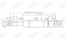 Obrázek k výrobku 60517 - Plynová vzpěra Stabilus 5699MO