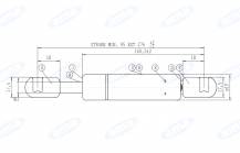 Obrázek k výrobku 60499 - Plynová vzpěra Stabilus 872660